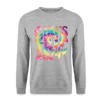 Week-end des filles Voyage entre filles 2024 - Sweat-shirt Unisexe - gris chiné - Devant - Alina (178cm) & Michal (187cm)