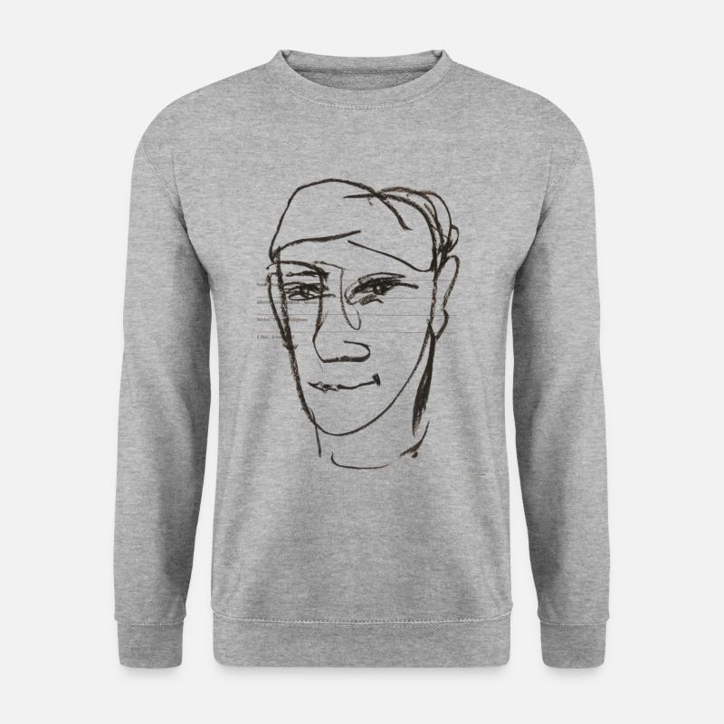 IMG 8362 - Unisex Pullover - Weißgrau meliert