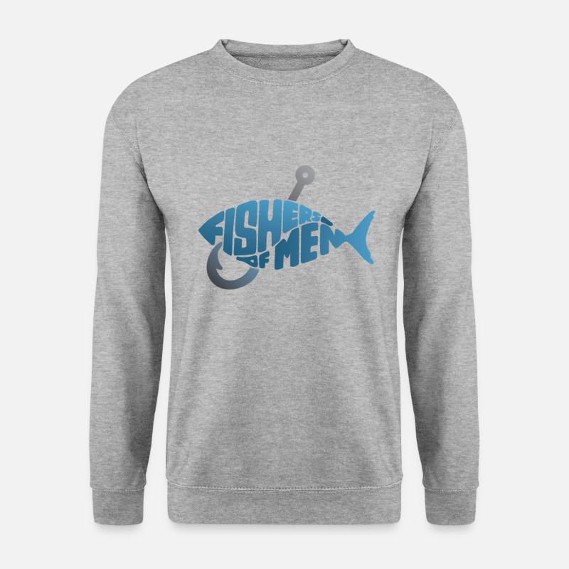 Fishers of men - Unisex Pullover - Weißgrau meliert