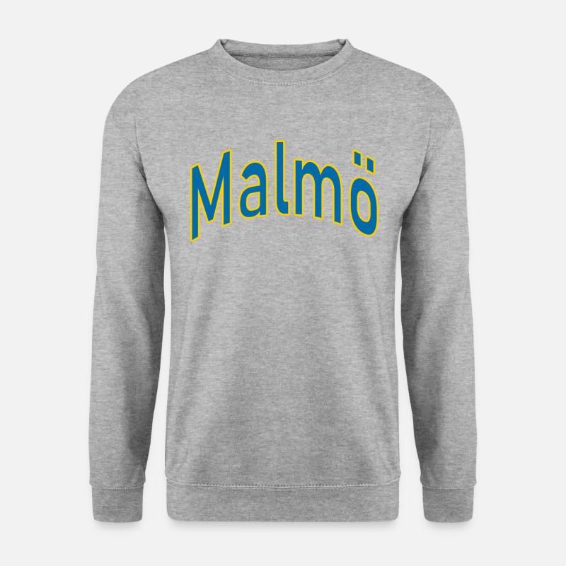 Malmö - Unisex Pullover - Weißgrau meliert