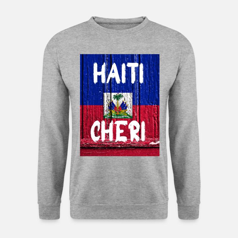 Haiti Schatz - Unisex Pullover - Weißgrau meliert