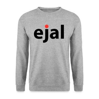 ejal - Unisex Pullover - Weißgrau meliert - Vorne - Alina (178cm) & Michal (187cm)