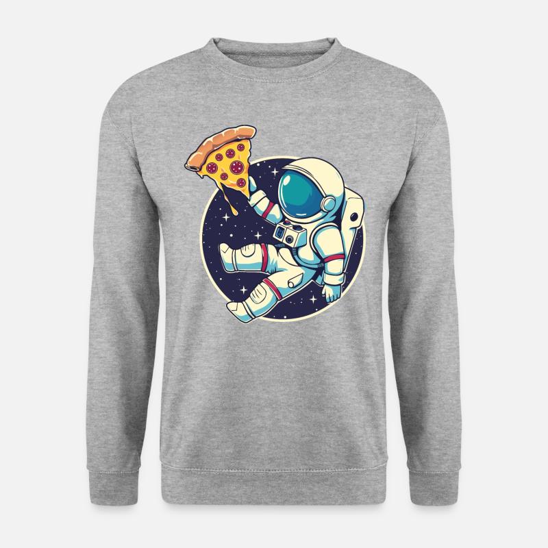 Pizza Astronaut - Unisex Sweatshirt - salt & pepper