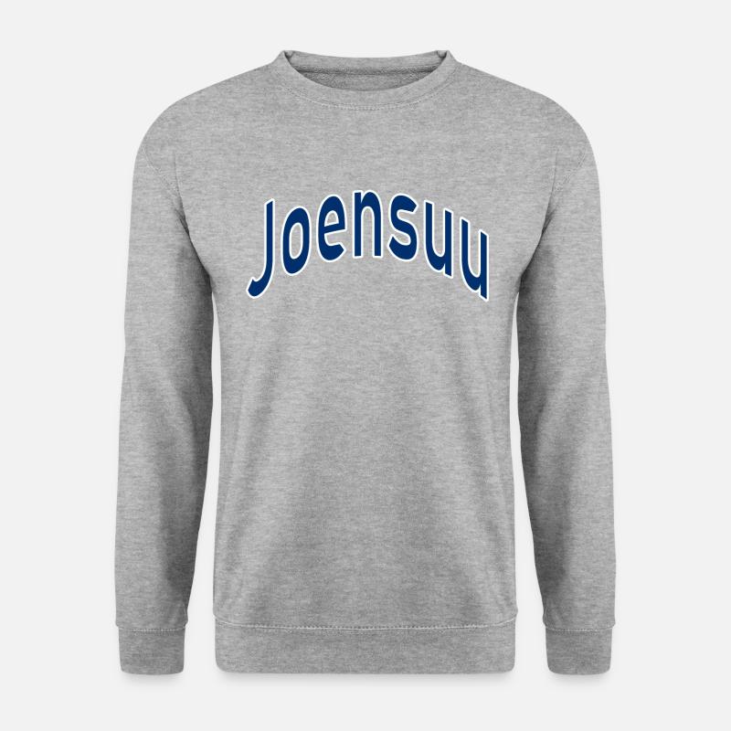 Joensuu - Unisex Pullover - Weißgrau meliert