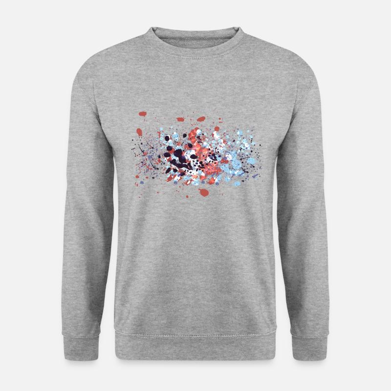 colour splash graffiti - Unisex Sweatshirt - salt & pepper