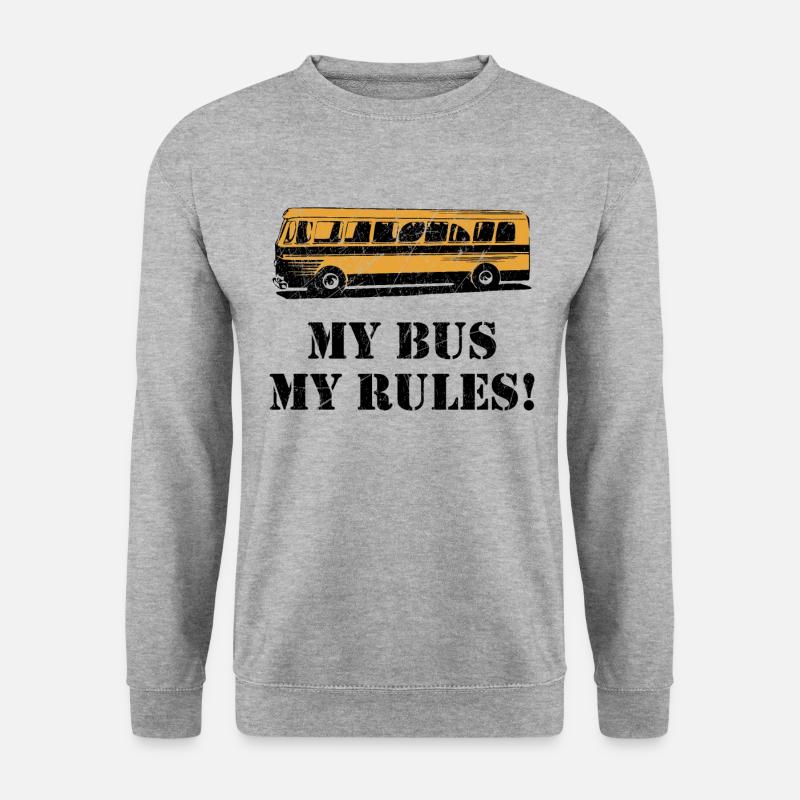 Bus bus driver public transport gift - Unisex Sweatshirt - salt & pepper