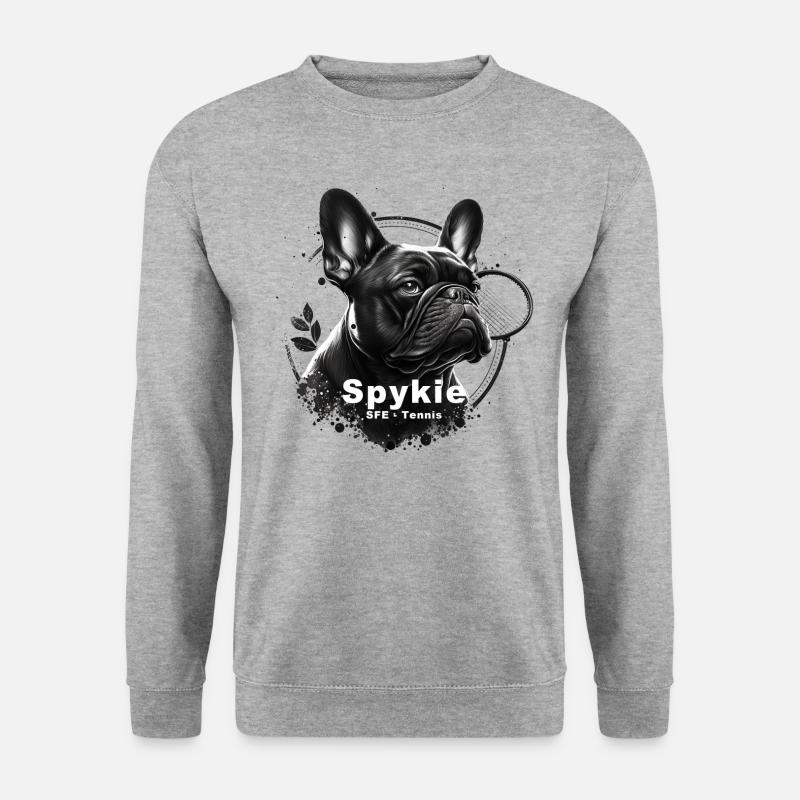 Spykie SFE - Unisex Pullover - Weißgrau meliert
