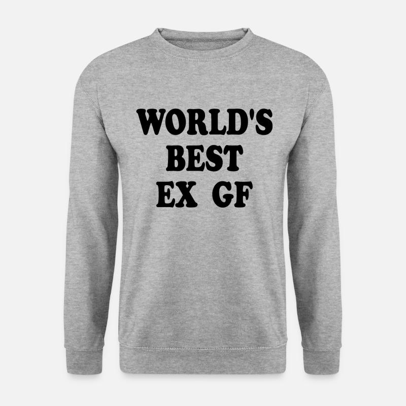 world's best ex gf - Unisex Sweatshirt - salt & pepper