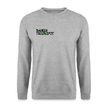 Original de Danish Truckspot - Sweat-shirt Unisexe - gris chiné - Devant - Alina (178cm) & Michal (187cm)