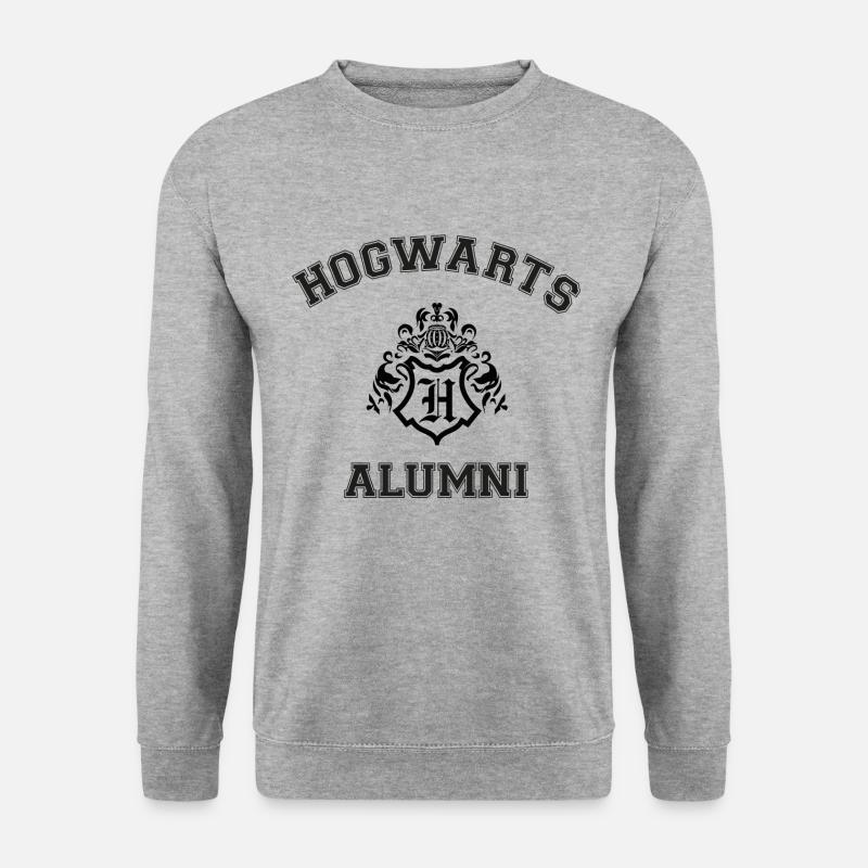 Harry Potter Hogwarts Alumni - Unisex Pullover - Weißgrau meliert