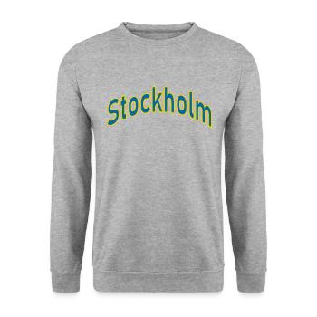 Stockholm - Unisex Sweatshirt - salt & pepper - Front - Alina (178cm) & Michal (187cm)