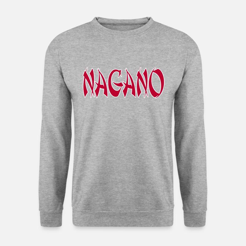 Nagano - Unisex Pullover - Weißgrau meliert