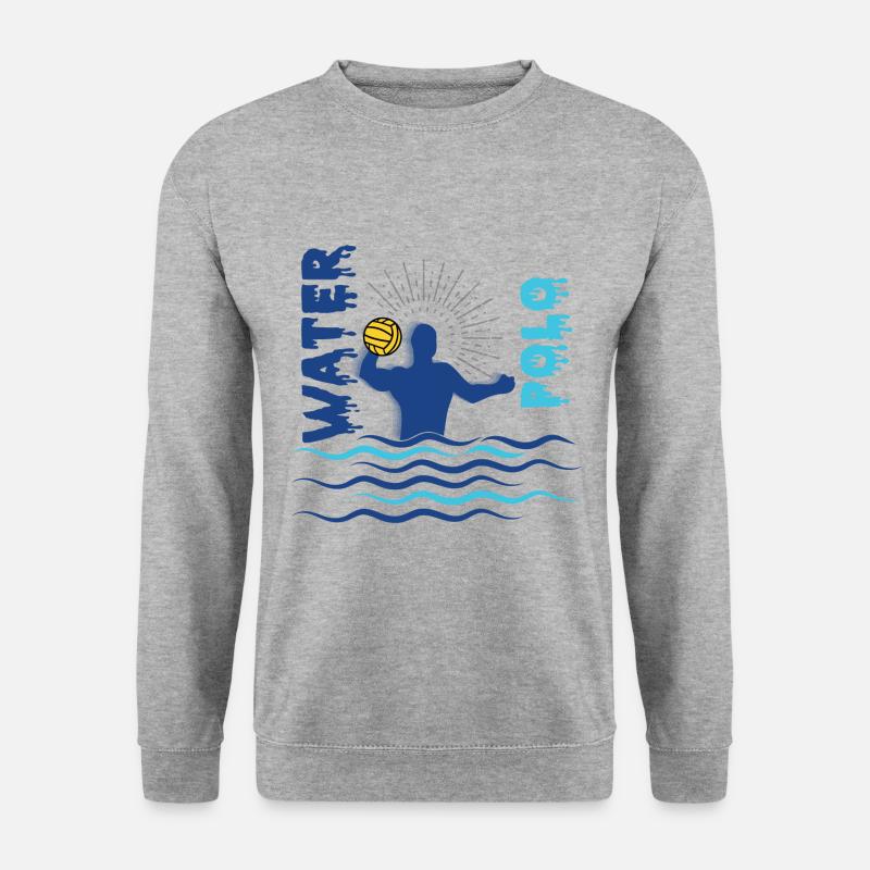 Water Polo Wasserball - Unisex Pullover - Weißgrau meliert