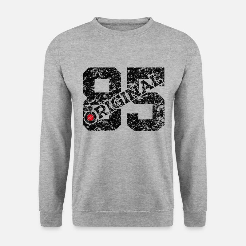 41. GEBURTSTAG 41 JAHRE ORIGINAL 1985 - Unisex Pullover - Weißgrau meliert