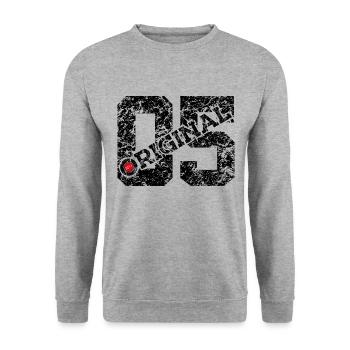 21ST BIRTHDAY 21 YEARS ORIGINAL 2005 - Unisex Sweatshirt - salt & pepper - Front - Alina (178cm) & Michal (187cm)
