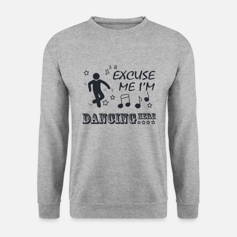 Tänzer - Unisex Pullover - Weißgrau meliert