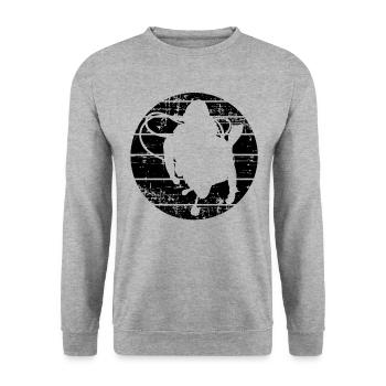Plongeurs lunettes de plongée Couteau de plongée - Sweat-shirt Unisexe - gris chiné - Devant - Alina (178cm) & Michal (187cm)