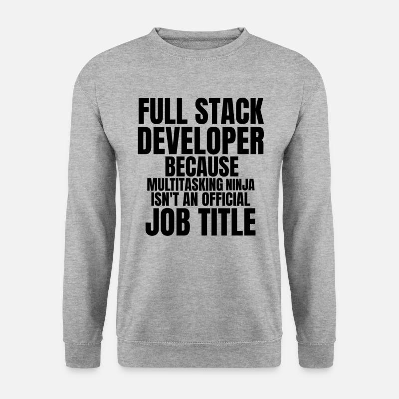 Computer Scientist Software Developer - Unisex Sweatshirt - salt & pepper