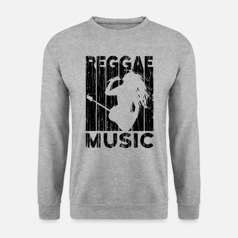 Reggae Music - Unisex Pullover - Weißgrau meliert