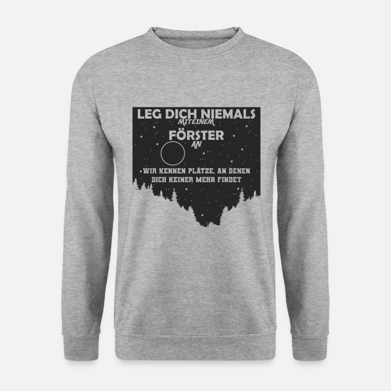 Förster - Unisex Pullover - Weißgrau meliert