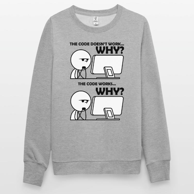 Programmation Code Drôle Sweat-shirt Unisexe