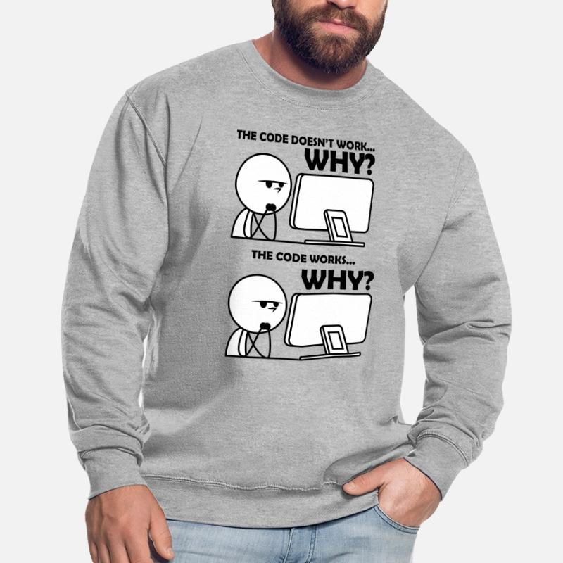 Programmation Code Drôle Sweat-shirt Unisexe