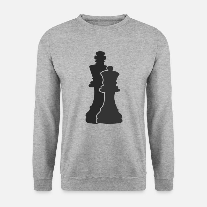 Lady and king - Unisex Sweatshirt - salt & pepper