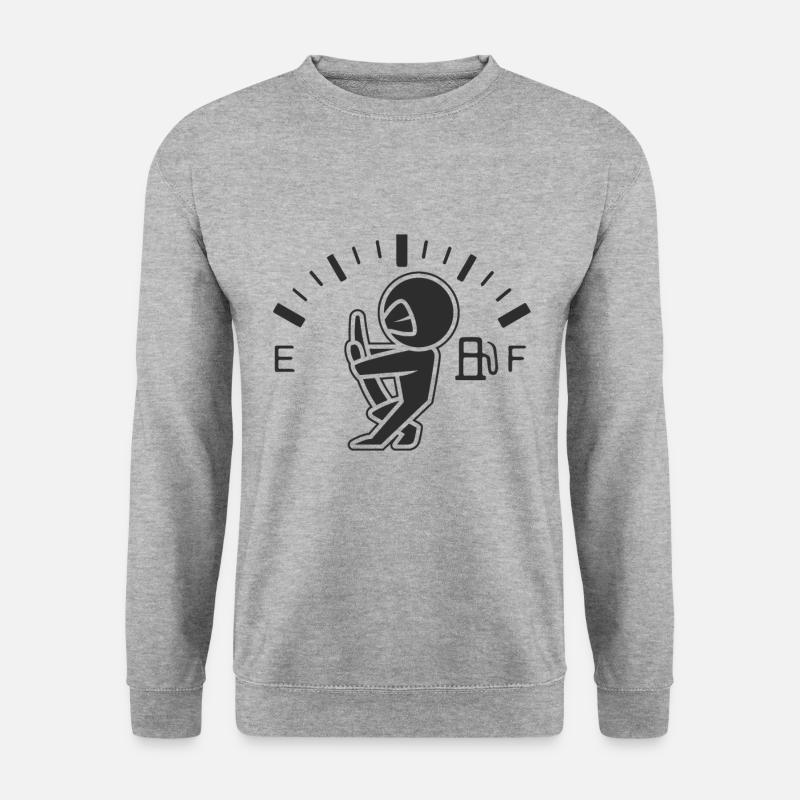 Empty tank Funny - Unisex Sweatshirt - salt & pepper