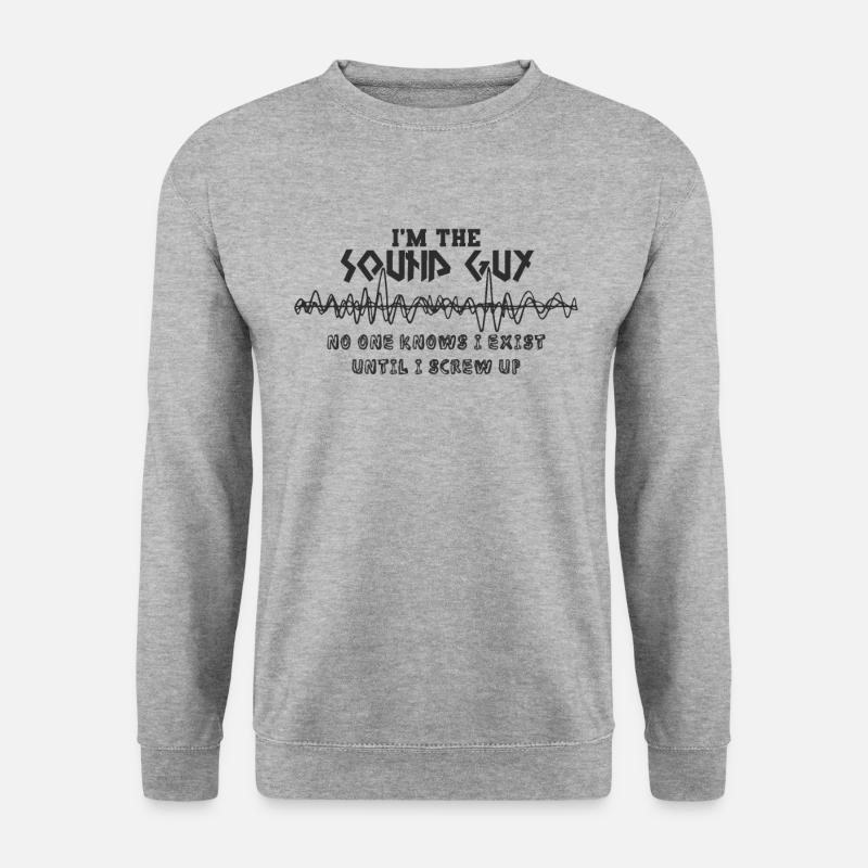 Tontechniker - Unisex Pullover - Weißgrau meliert