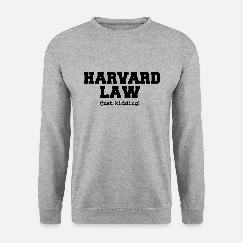law Jura Studium lustige coole Sprüche Student - Unisex Pullover - Weißgrau meliert