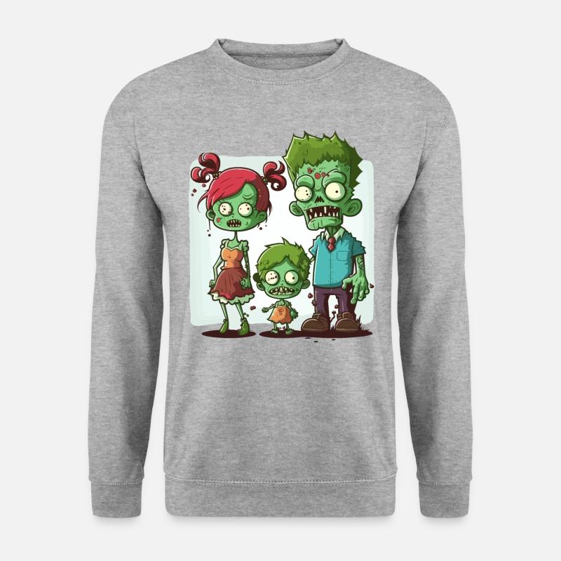 Untote Einheit - Unisex Pullover - Weißgrau meliert