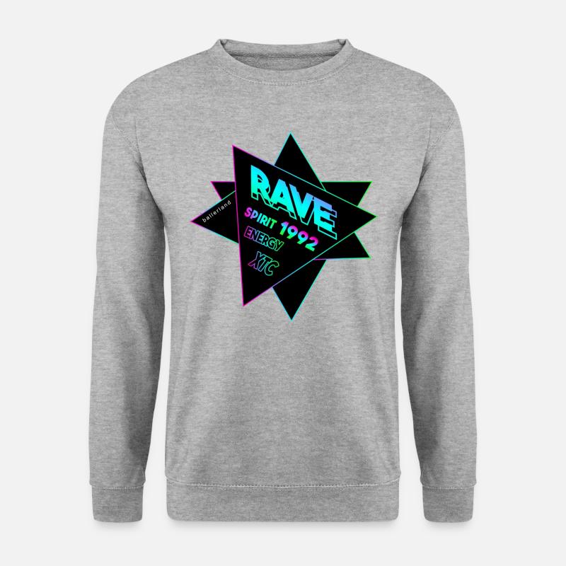 rave1994 - Unisex Pullover - Weißgrau meliert