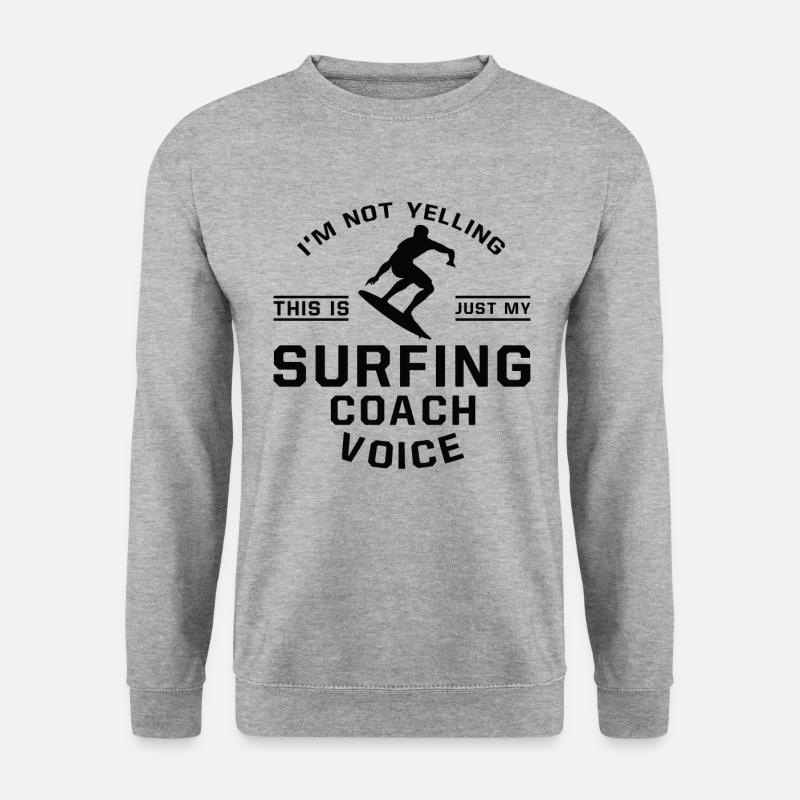 I Don't Scream - Surf Trainer - Unisex Sweatshirt - salt & pepper