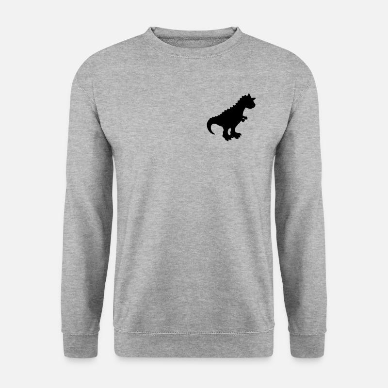 Badge - Cute Dinosaur Carnotaurus - Unisex Sweatshirt - salt & pepper