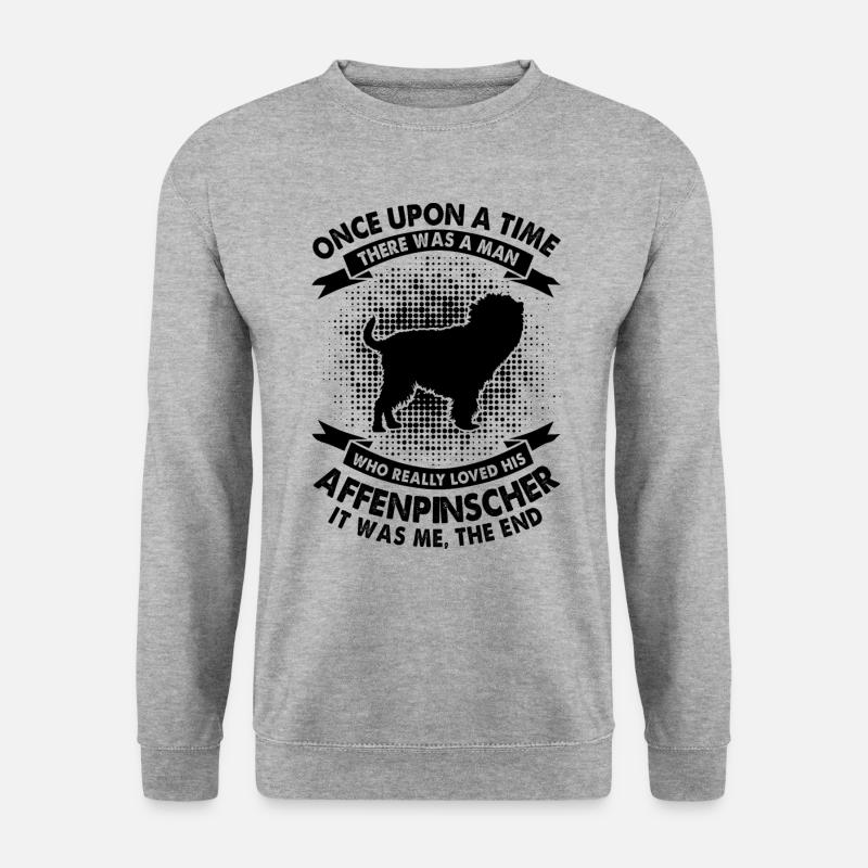 Once upon a time - Affenpinscher - Unisex Sweatshirt - salt & pepper