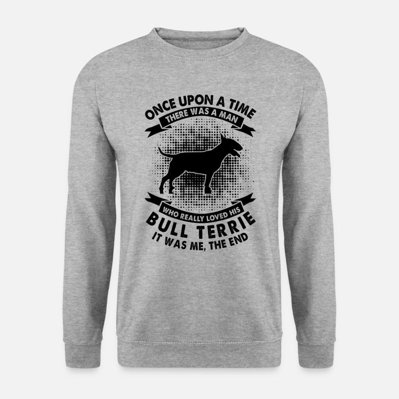 Once - Bull Terrier - Unisex Sweatshirt - salt & pepper
