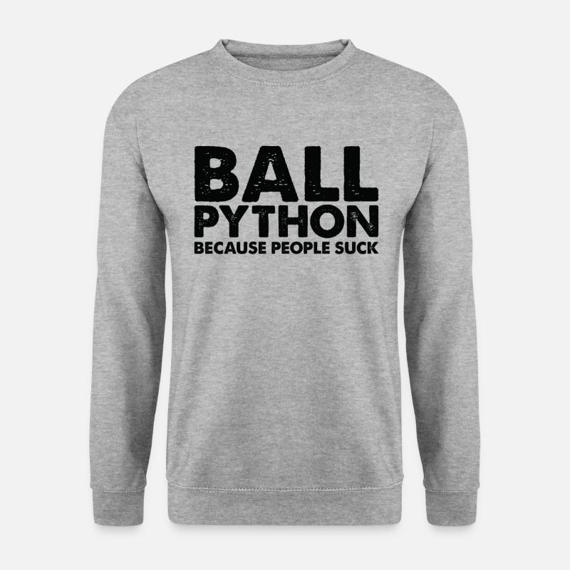 People suck king python snake - Unisex Sweatshirt - salt & pepper