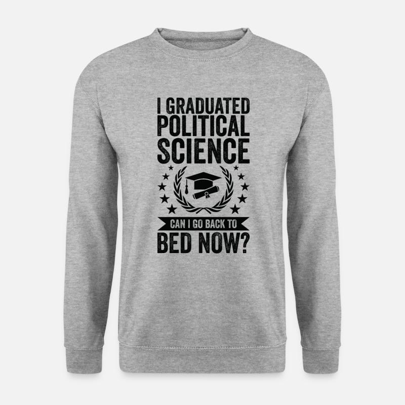 I studied political science - Unisex Sweatshirt - salt & pepper