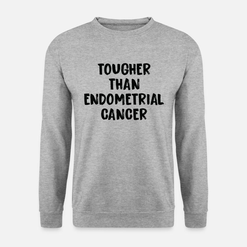 Härter Als Endometriumkrebs - Unisex Pullover - Weißgrau meliert