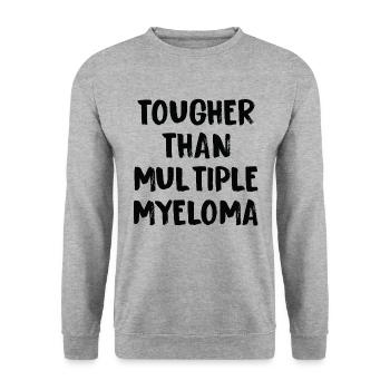 Plus dur que le cancer du myélome multiple - Sweat-shirt Unisexe - gris chiné - Devant - Alina (178cm) & Michal (187cm)