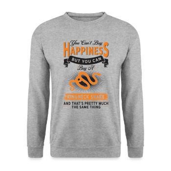 Vous pouvez acheter Ringneck Snake - Sweat-shirt Unisexe - gris chiné - Devant - Alina (178cm) & Michal (187cm)