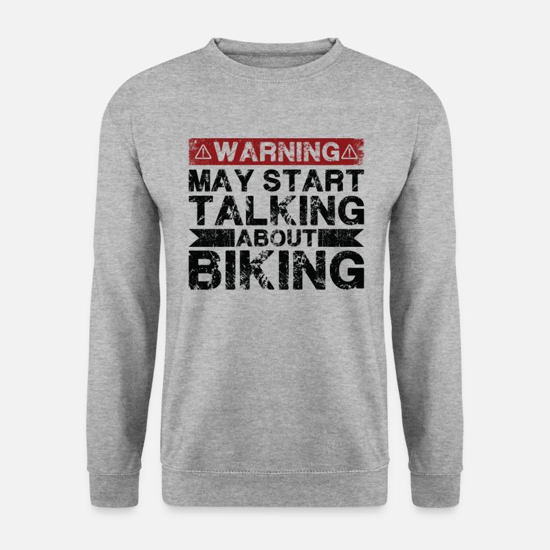 Start talking about cycling - Unisex Sweatshirt - salt & pepper