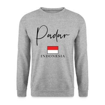 Grèce Flag Holidays - Islande Padar - Sweat-shirt Unisexe - gris chiné - Devant - Alina (178cm) & Michal (187cm)