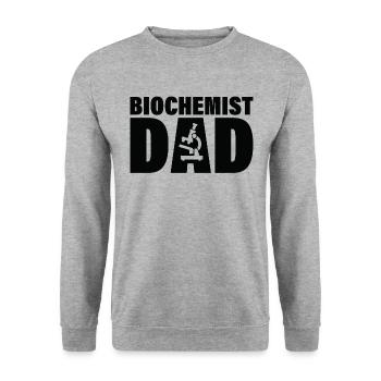 Job - Père biochimiste - Sweat-shirt Unisexe - gris chiné - Devant - Alina (178cm) & Michal (187cm)