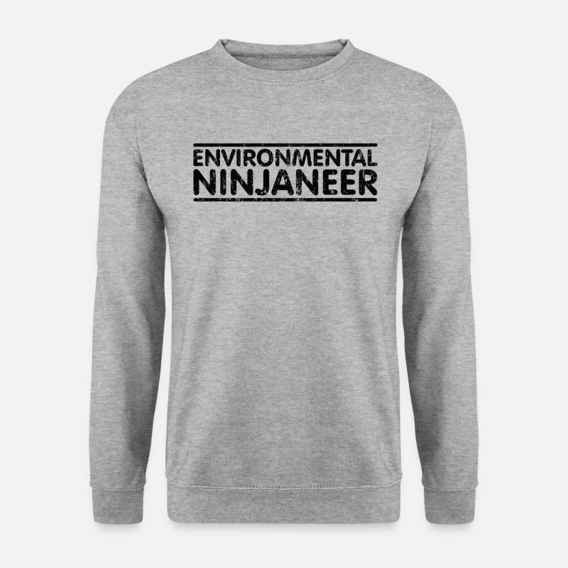 Ninjaneer - Environmental Engineer - Unisex Sweatshirt - salt & pepper