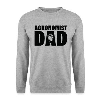 Job - Père agronome - Sweat-shirt Unisexe - gris chiné - Devant - Alina (178cm) & Michal (187cm)