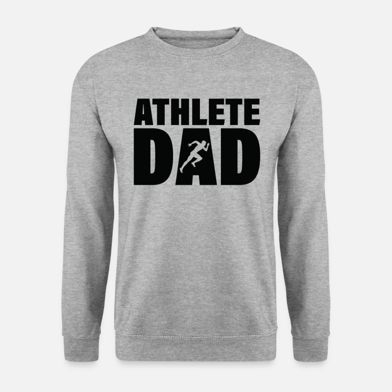 Job - Athlet Dad - Unisex Pullover - Weißgrau meliert