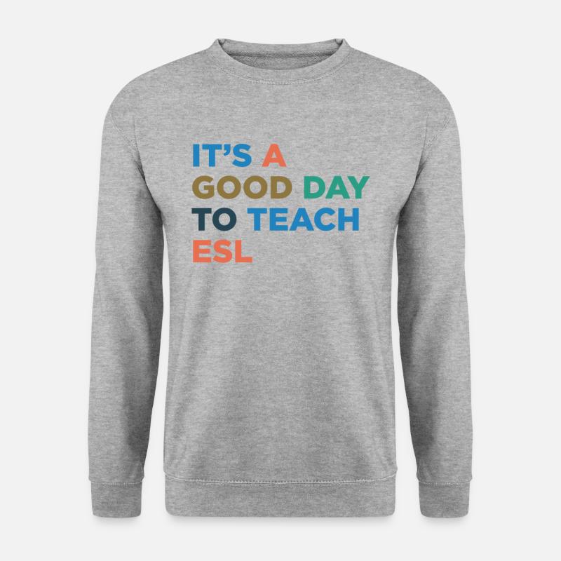 Teaching ESL teachers - Unisex Sweatshirt - salt & pepper