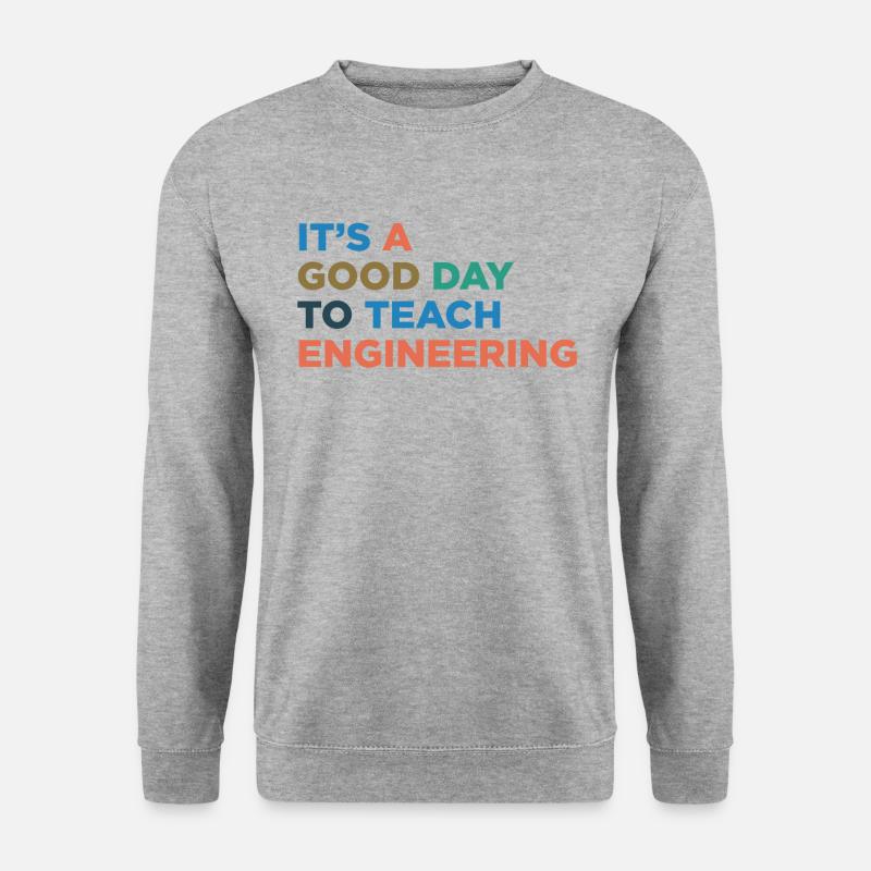 Ingenieurlehrer Unterrichten - Unisex Pullover - Weißgrau meliert