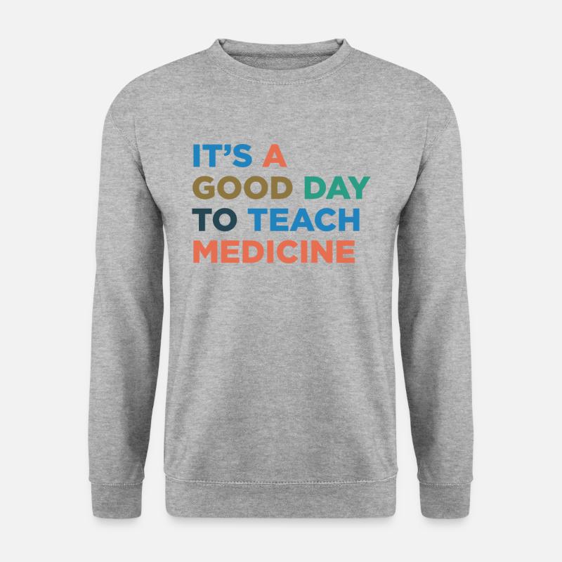 Medizinlehrer Unterrichten - Unisex Pullover - Weißgrau meliert